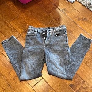 H&M Women's Straight Leg Jeans - Blue